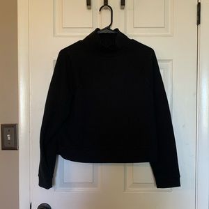 Mock-neck sweatshirt